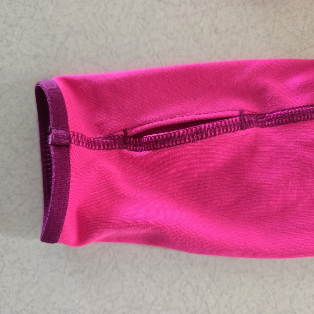 Nike Women's Bright Pink Half Zip - Picture 5 of 5